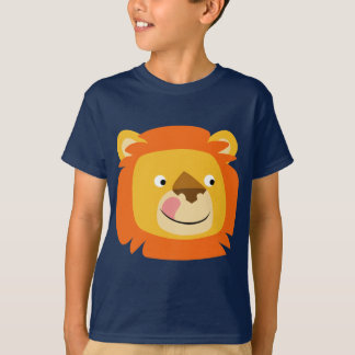 かわいい美味しい漫画ライオンの子どもTシャツ Tシャツ