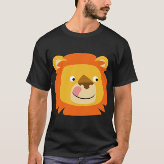かわいい美味しい漫画ライオンTシャツ Tシャツ