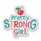 かわいい美学の小さなステッカー – かわいいビニルデカール シール (正面)