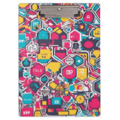 かわいい美学デザイン クリップボード (正面)