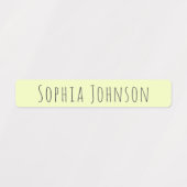 かわいい美学パステル子供の防水名ラベル ラベル (デザイン1)