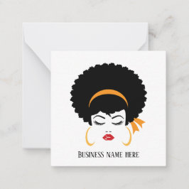 かわいい美容師メイクアップアーティストどんな目的でも ノートカード