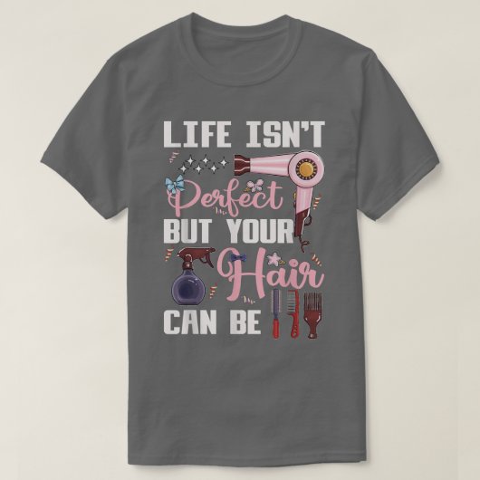 かわいい美容師モチベーション美容師 Tシャツ (デザイン正面)