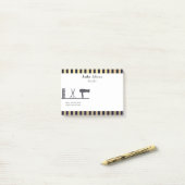 かわいい美容院の後it®ノート ポストイット (デスク上)