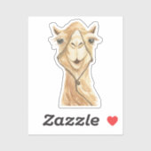 かわいい美的な水色アラビアンラクダ シール (シート)