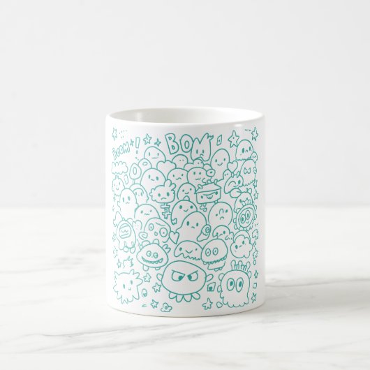 かわいい群 コーヒーマグカップ (中央)