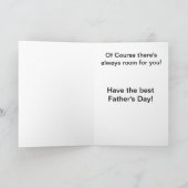 かわいい老人ホームお父さんの日のグリーティングカード カード (内部)
