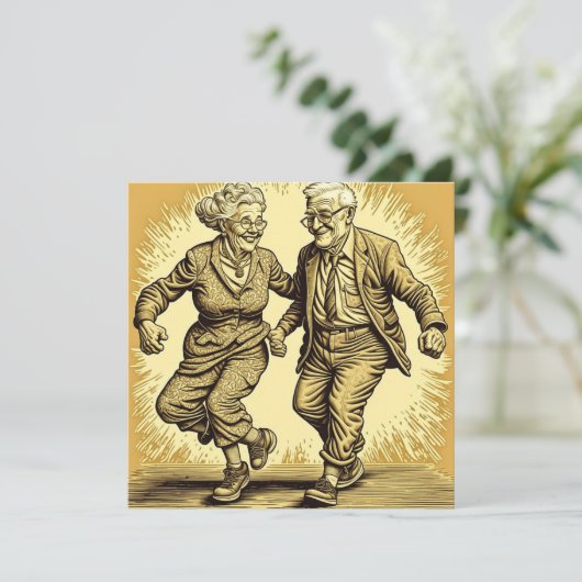 かわいい老夫婦踊り (スタンド正面)