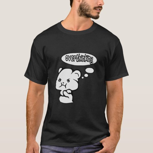 かわいい考え過ぎる不安 Tシャツ (正面)