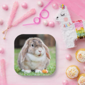 かわいい耳のウサギの紙プレート ペーパープレート (パーティー)