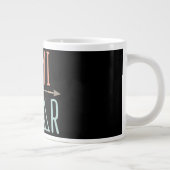 かわいい耳熊のお知らせ ジャンボコーヒーマグカップ (右)