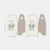 かわいい聖い牛の葉パステルニュートラルベビーシャワー フェイバーボックス (折り畳みなし)