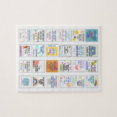 かわいい聖なる書物、 経典の子供は聖書の聖句を記憶 ジグソーパズル (横)