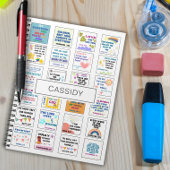 かわいい聖なる書物、 経典の子供は聖書の聖句を記憶 ノートブック