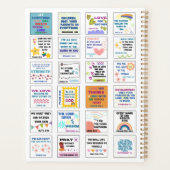 かわいい聖なる書物、 経典の子供は聖書の聖句を記憶 プランナー手帳 (裏面)