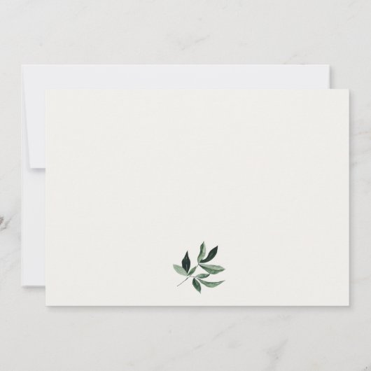 かわいい聖なる牛の葉のニュートラルな写真子供の誕生日 サンキューカード (裏面)