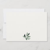 かわいい聖なる牛の葉の淡い中立的な子供の誕生日 ノートカード (裏面)