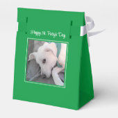 かわいい聖パトリックの日グリーン怠け犬 フェイバーボックス (裏面サイド)