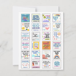 かわいい聖書の子供たちの記憶の聖句