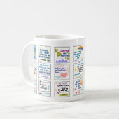 かわいい聖書の子供たちの記憶の聖句 コーヒーマグカップ (正面左)