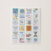 かわいい聖書の子供たちの記憶の聖句 ジグソーパズル (縦)