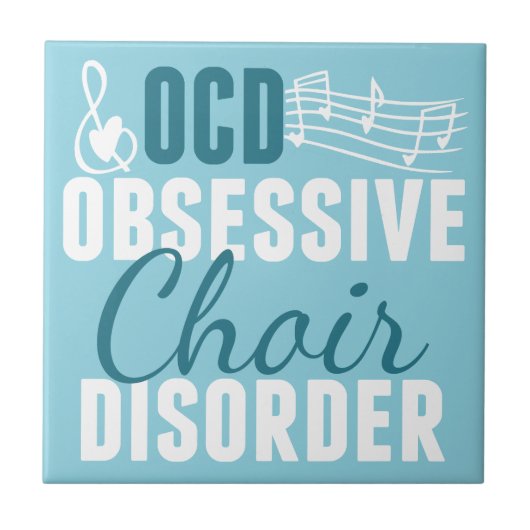 かわいい聖歌隊のティール(緑がかった色) タイル (正面)