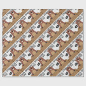 かわいい聖燭節の漫画のイラストレーション ラッピングペーパー (フラット)