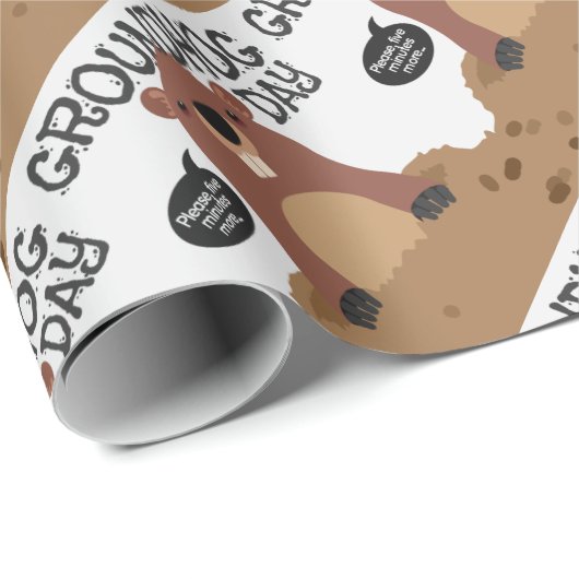 かわいい聖燭節の漫画のイラストレーション ラッピングペーパー (ロールコーナー)