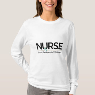 かわいい聴診器 ナースのギフト 医療従事者向けプレゼント Tシャツ