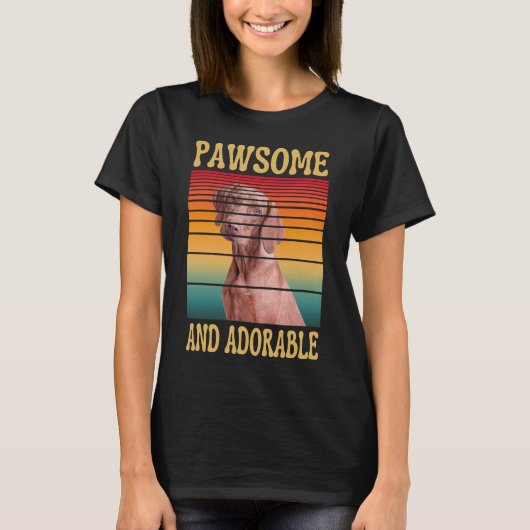 かわいい肉球と愛らしい Tシャツ (正面)