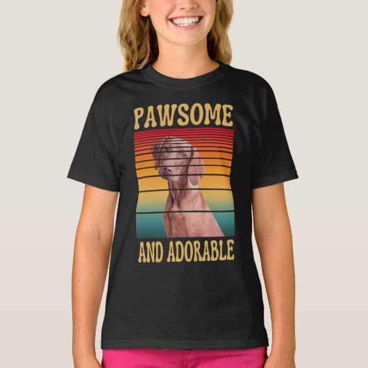 かわいい肉球と愛らしいTシャツ Tシャツ (正面)