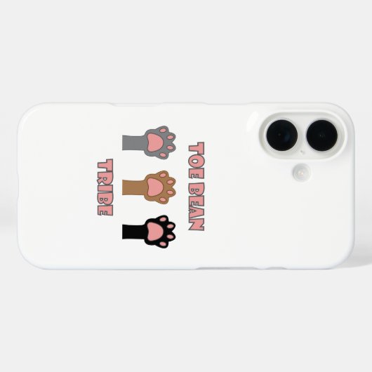 かわいい肉球ネコの前足トリオデザイン Case-Mate iPhoneケース (裏面 (横))