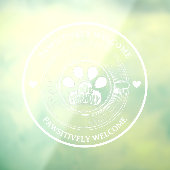 かわいい肉球 犬に優しいカフェ 看板 窓 ステッカー ウィンドウサイン (シート3)