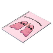 かわいい肺 - 人体解剖学 ノートブック (左側)