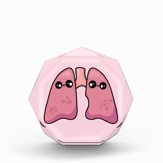 かわいい肺 - 人体解剖学 フォトブロック (正面)