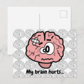 かわいい脳傷心理ニューロロジーアニメ ポストカード (正面/裏面)