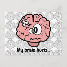 かわいい脳傷心理ニューロロジーアニメ ポストカード