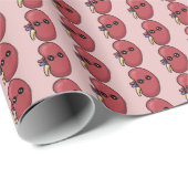かわいい腎臓 - 人体生物学 ラッピングペーパー (ロールコーナー)