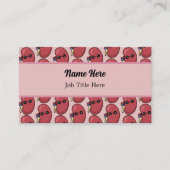 かわいい腎臓 - 人体生物学 名刺 (正面)