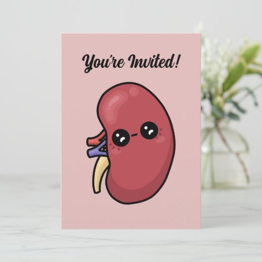 かわいい腎臓 – 人間生物学 招待状 (スタンド正面)