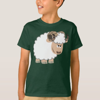かわいい自信のある漫画のラムの子供Tシャツ Tシャツ
