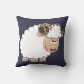 かわいい自信のある漫画のラム クッション (裏面)