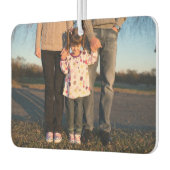 かわいい自分のフォトモノグラムを追加 カーエアーフレッシュナー (左)