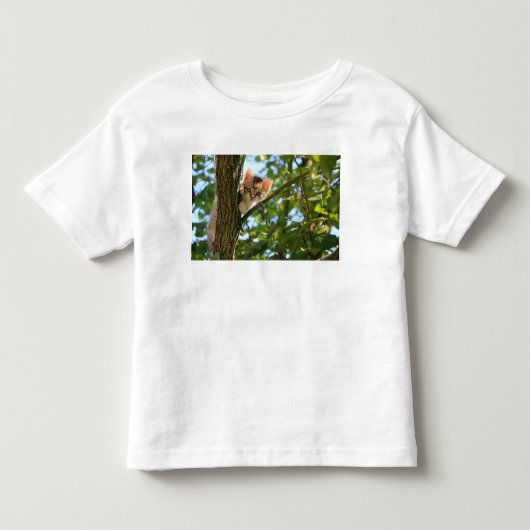 かわいい自然の木の子供用Tシャツ トドラーTシャツ (正面)