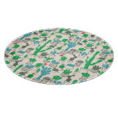 かわいい自然フローラカチ カッティングボード (角)