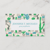 かわいい自然フローラカチ 名刺 (正面)