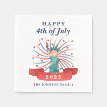 かわいい自由の女神 4th of July ハッピー！