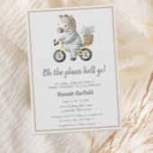 かわいい自転車の場所ベビーシャワーに行く 招待状
