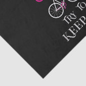 かわいい自転車の女性女性女性自転車乗り手 薄葉紙 (詳細)