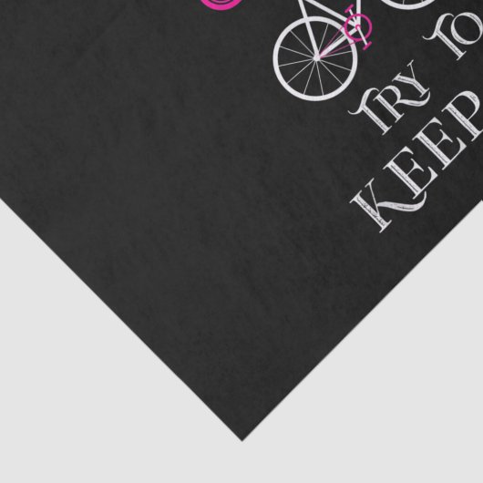 かわいい自転車の女性女性女性自転車乗り手 薄葉紙 (詳細)